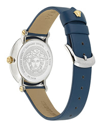 Versace Womens Two Tone 35mm Strap Fashion Watch