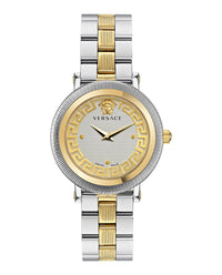 Versace Womens Greca Flourish 35mm Bracelet Fashion Watch