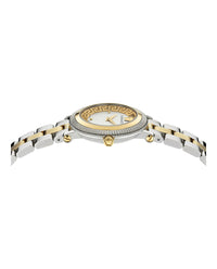Versace Womens Greca Flourish 35mm Bracelet Fashion Watch