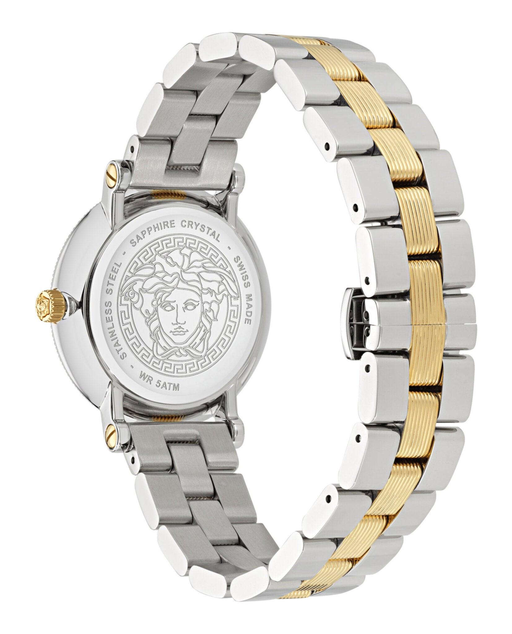 Versace Womens Greca Flourish 35mm Bracelet Fashion Watch