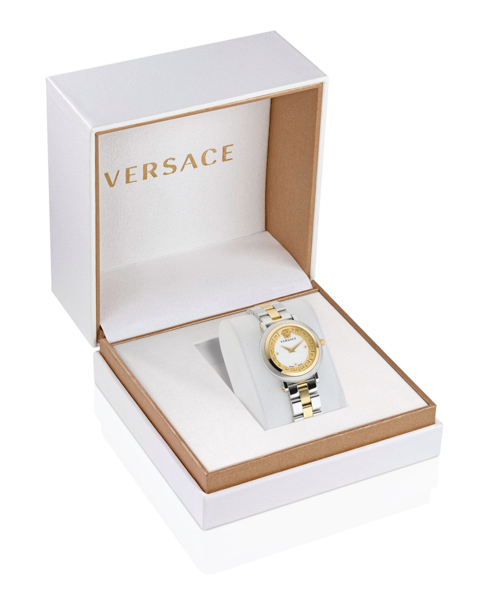 Versace Womens Greca Flourish 35mm Bracelet Fashion Watch