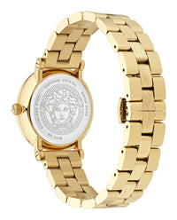 Versace Womens Greca Flourish 35mm Bracelet Fashion Watch