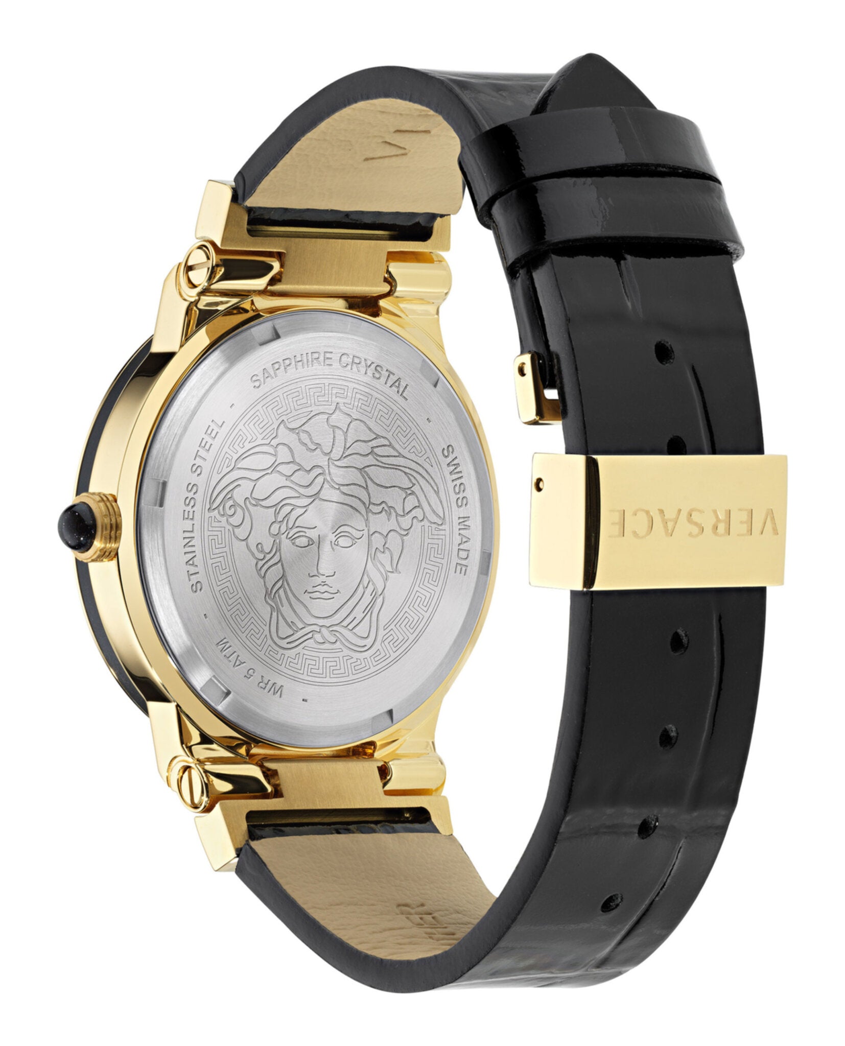 Versace Womens Greca Logo 38mm Strap Fashion Watch