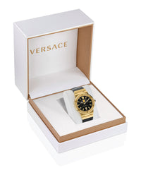 Versace Womens Greca Logo 38mm Strap Fashion Watch