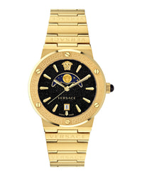 Versace Womens Greca Logo 38mm Strap Fashion Watch