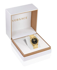 Versace Womens Greca Logo 38mm Strap Fashion Watch