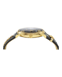 Versace Womens Gold 38mm Strap Fashion Watch