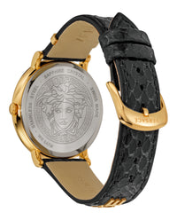 Versace Womens Gold 38mm Strap Fashion Watch