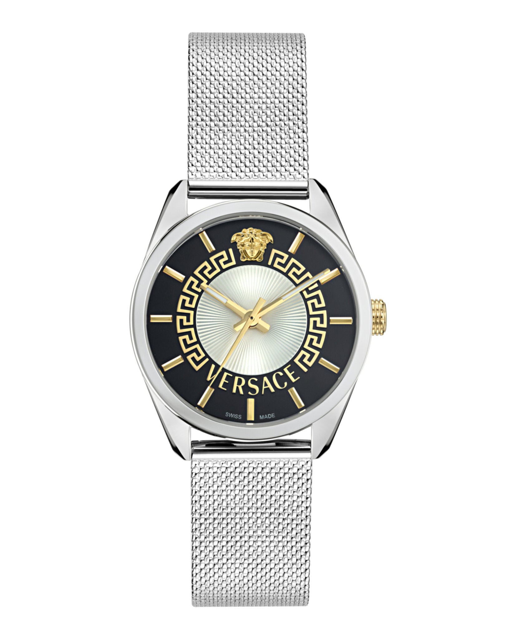 Versace Womens  Stainless Steel 36mm Bracelet Fashion Watch