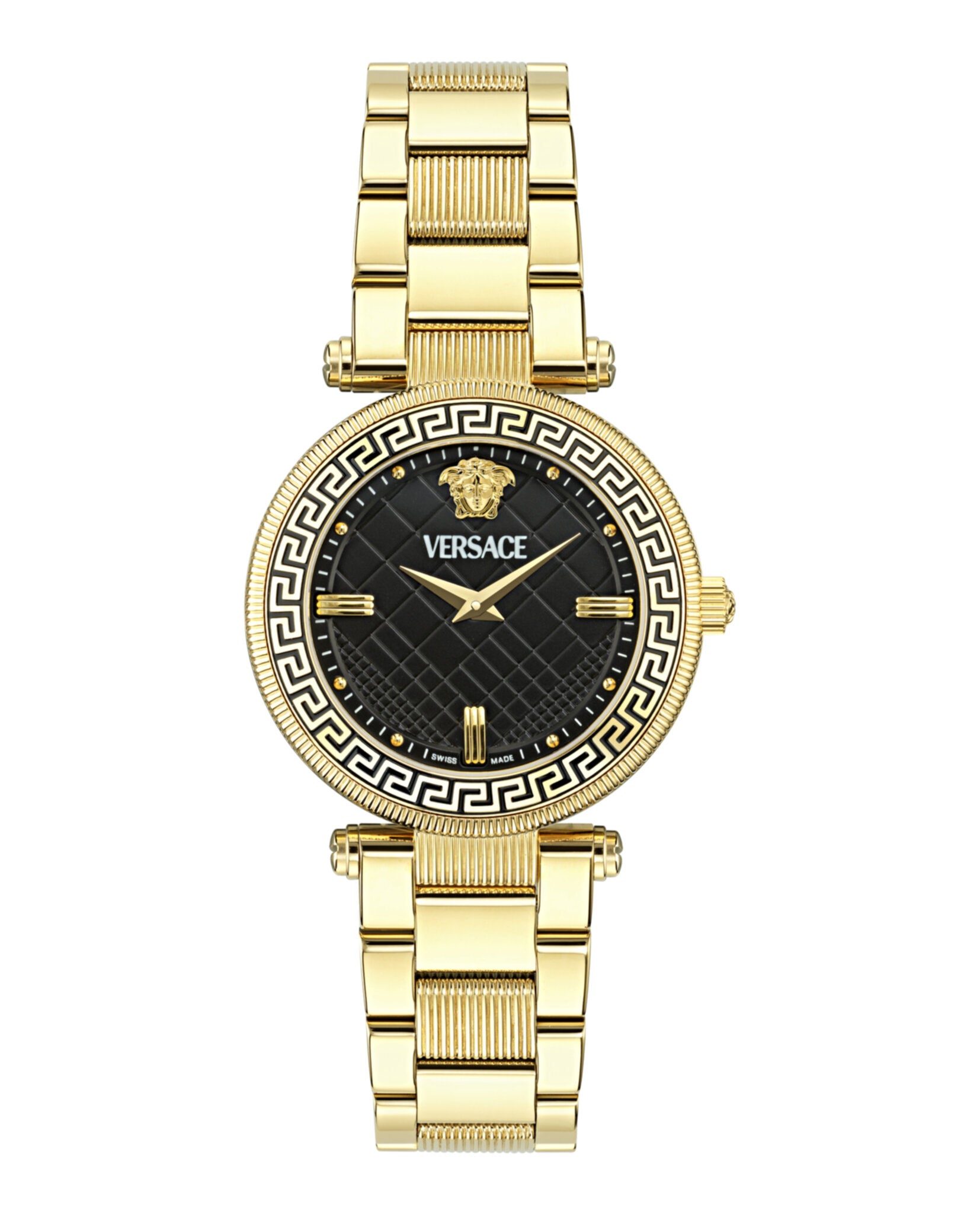 Versace Womens Gold 35mm Bracelet Fashion Watch