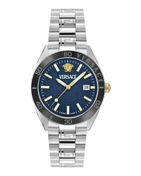 Versace Mens 42mm Bracelet Fashion Watch