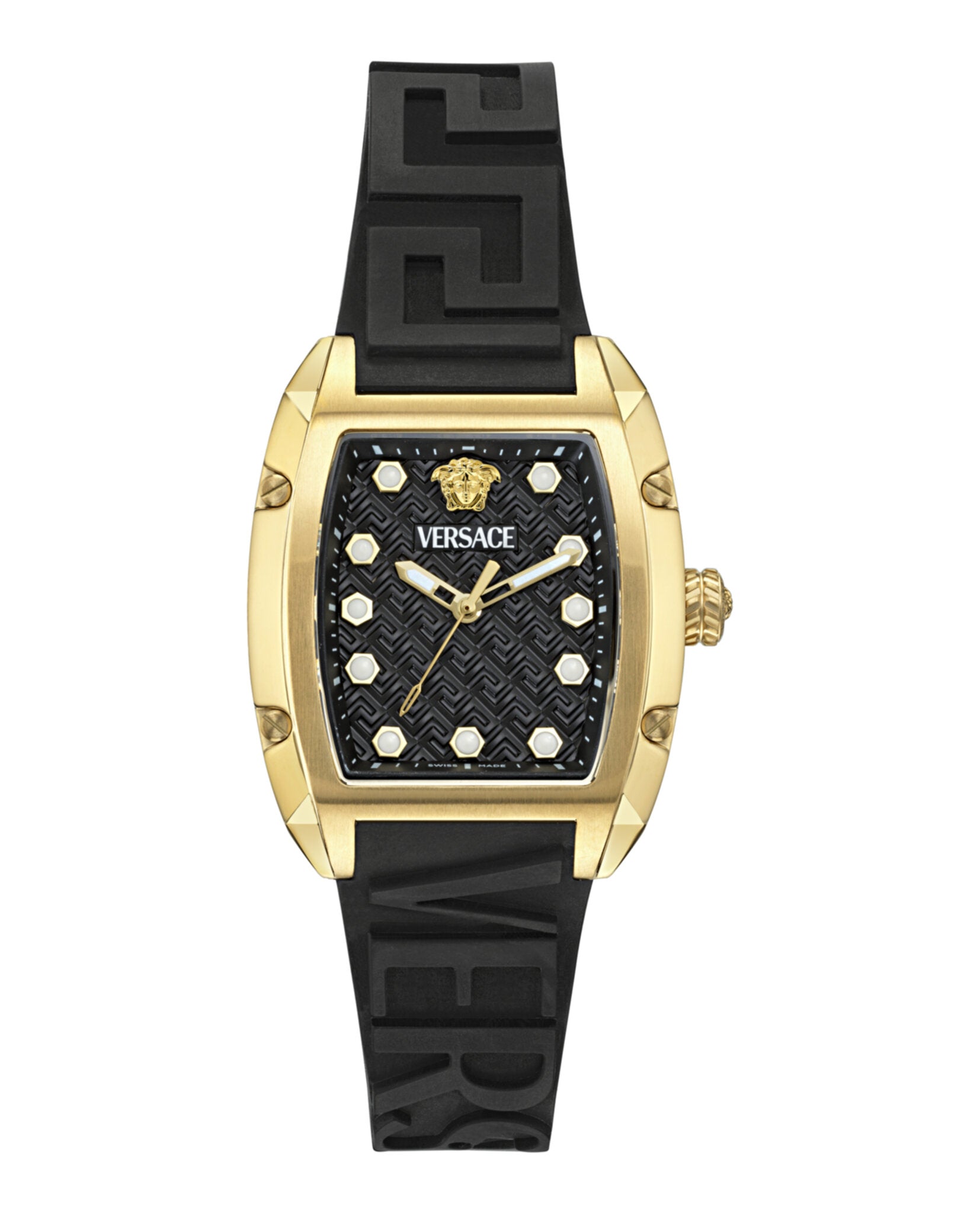 Versace Womens Gold 36mm Strap Fashion Watch