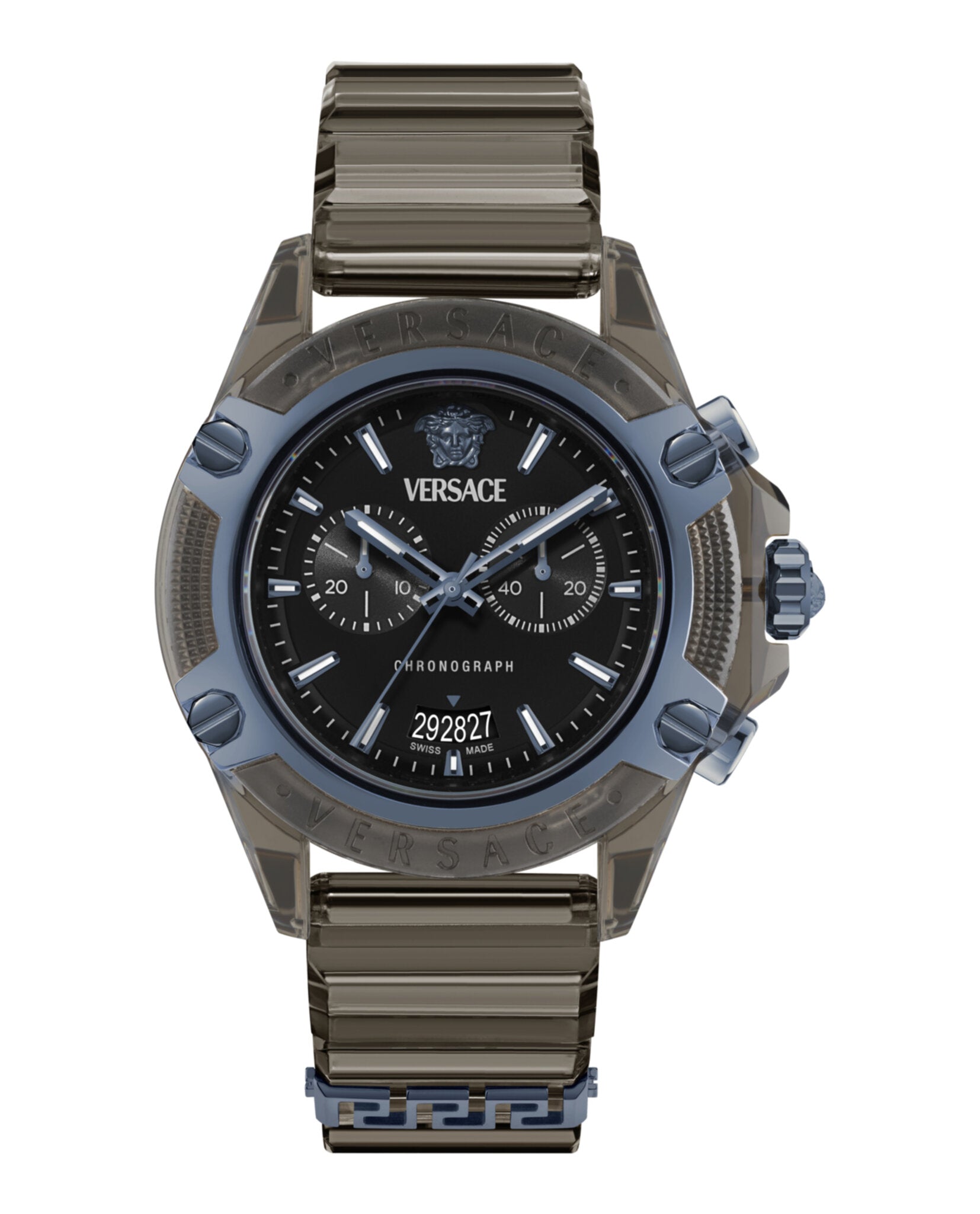 Versace Mens 44mm Strap Fashion Watch