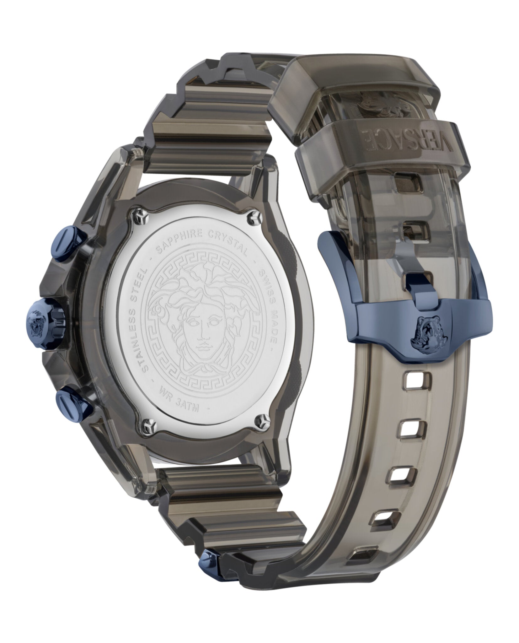 Versace Mens 44mm Strap Fashion Watch