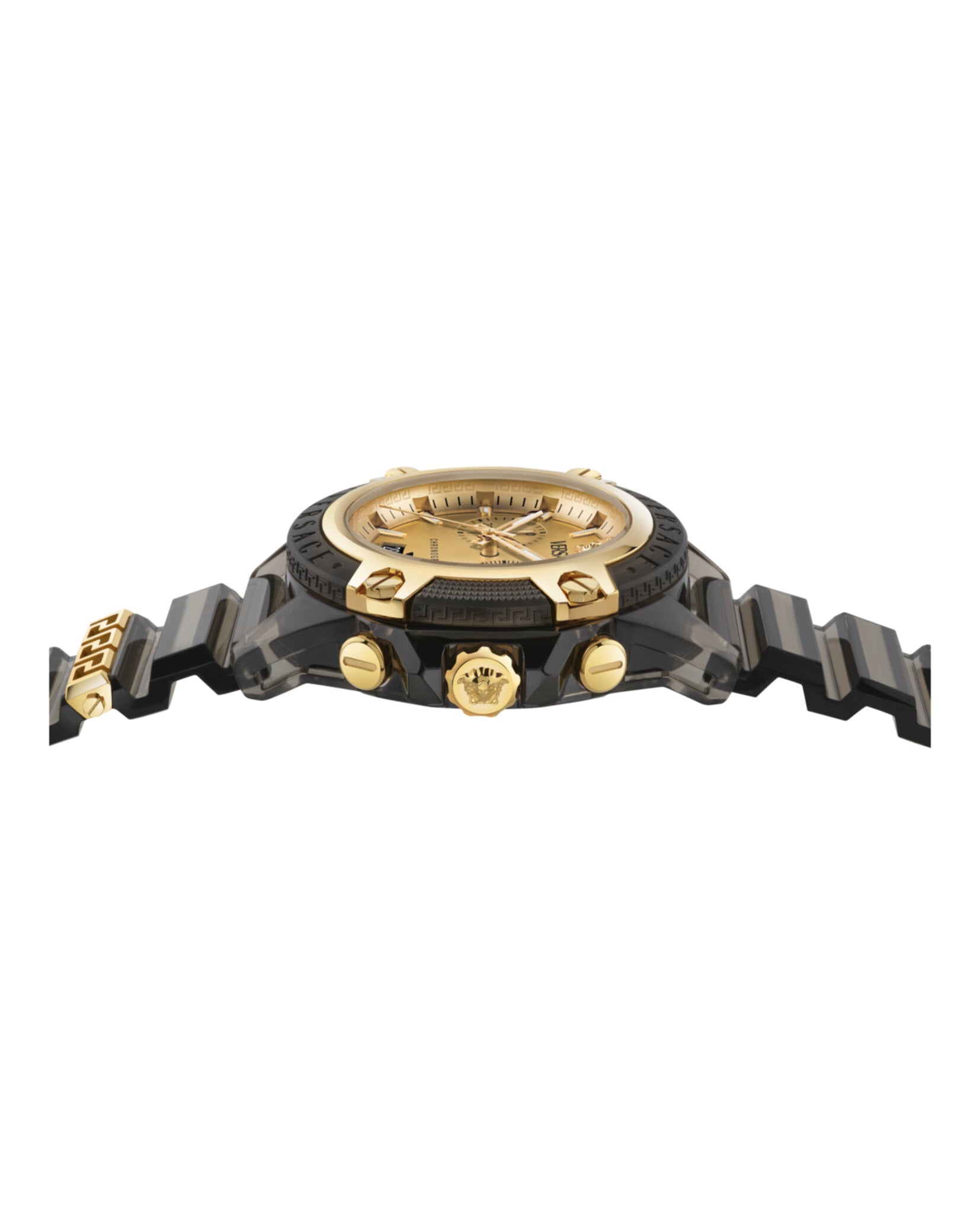 Versace Mens 44mm Strap Fashion Watch