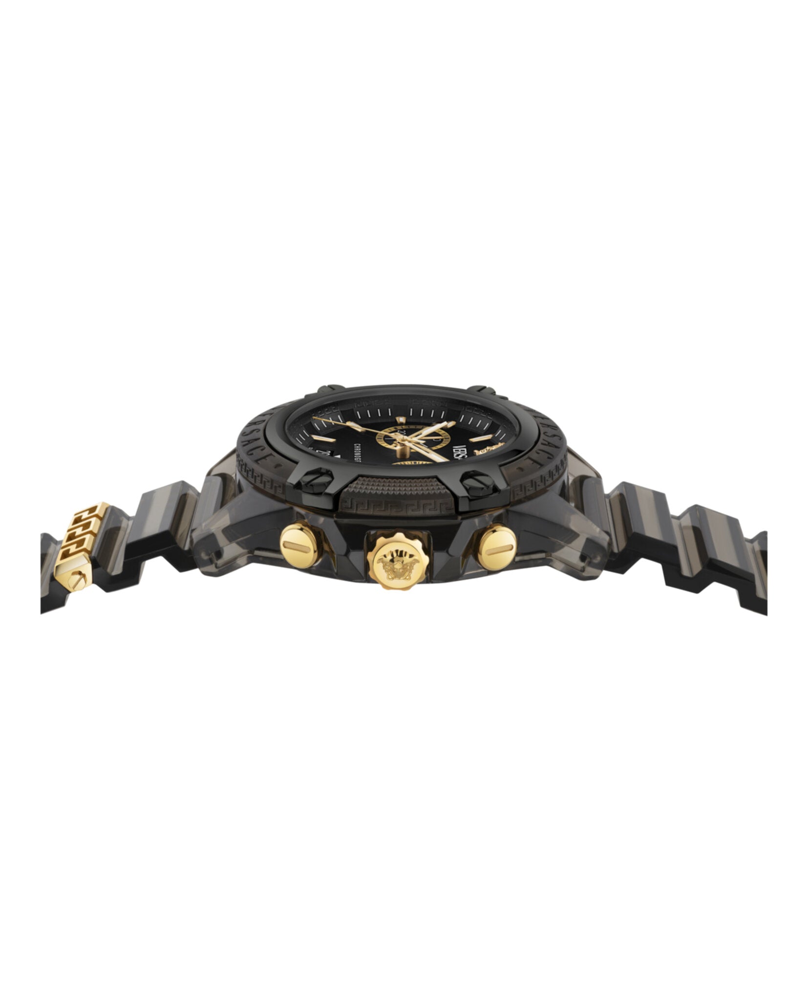 Versace Mens 44mm Strap Fashion Watch