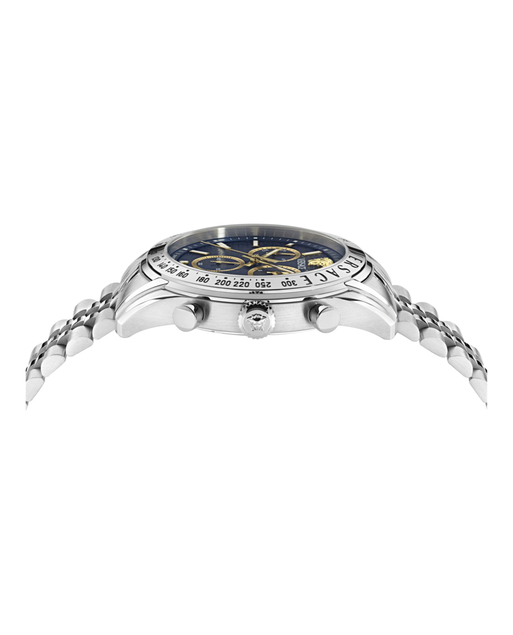 Versace Mens 44mm Bracelet Fashion Watch