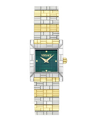Versace Versace Womens  Two Tone 22mm Bracelet Fashion Watch