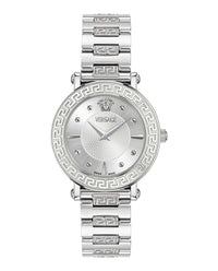Versace Womens Stainless Steel 35mm Bracelet Fashion Watch