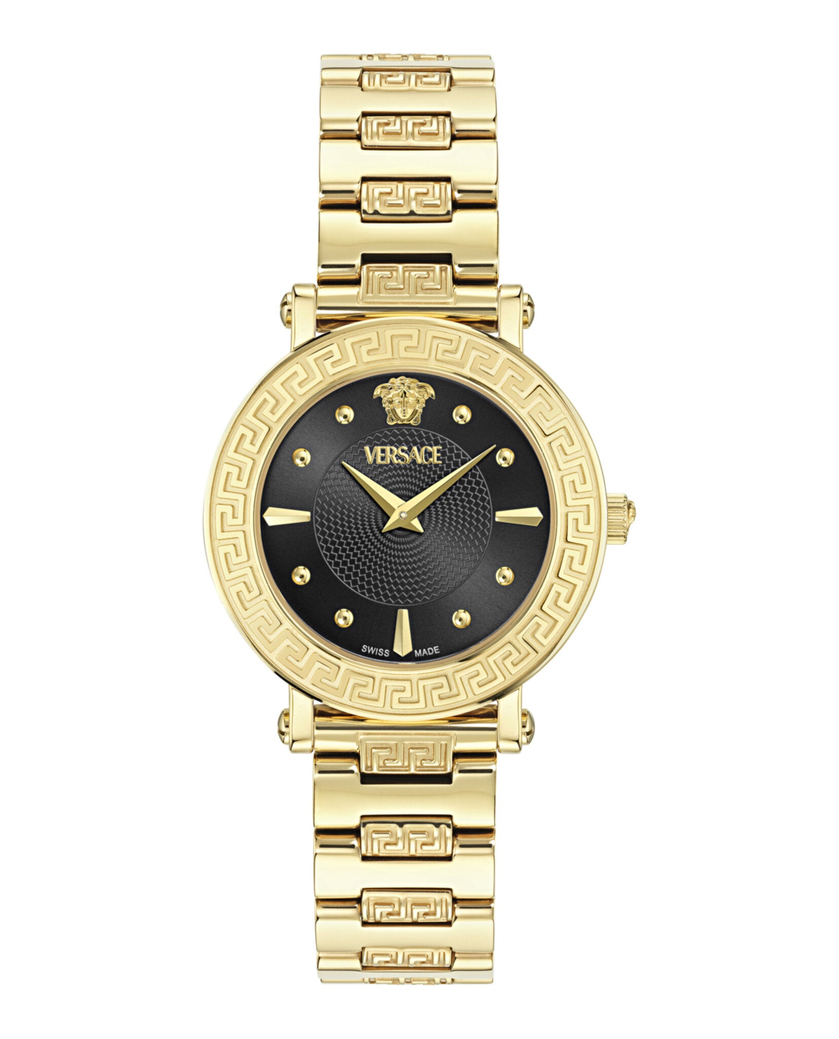 Versace Womens Gold 35mm Bracelet Fashion Watch