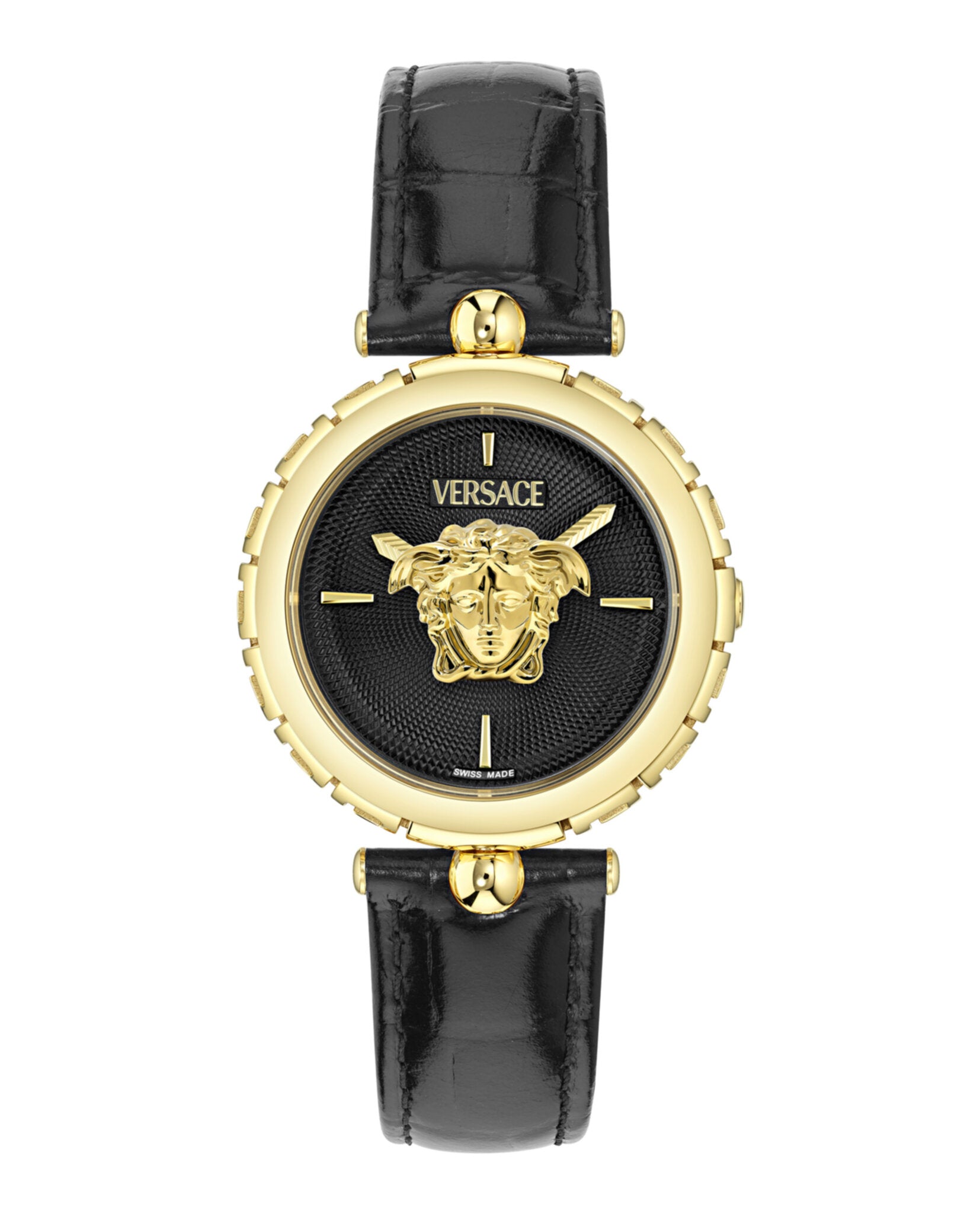 Versace Womens Gold 38mm Strap Fashion Watch