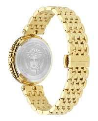 Versace Womens Gold 38mm Bracelet Fashion Watch