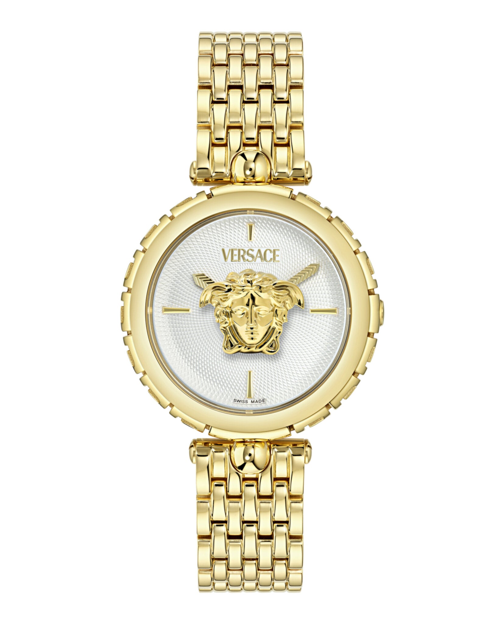 Versace Womens Gold 38mm Bracelet Fashion Watch