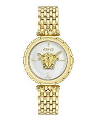 Versace Womens Gold 38mm Bracelet Fashion Watch