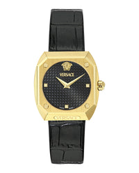 Versace Versace Womens  Gold 35mm Strap Fashion Watch