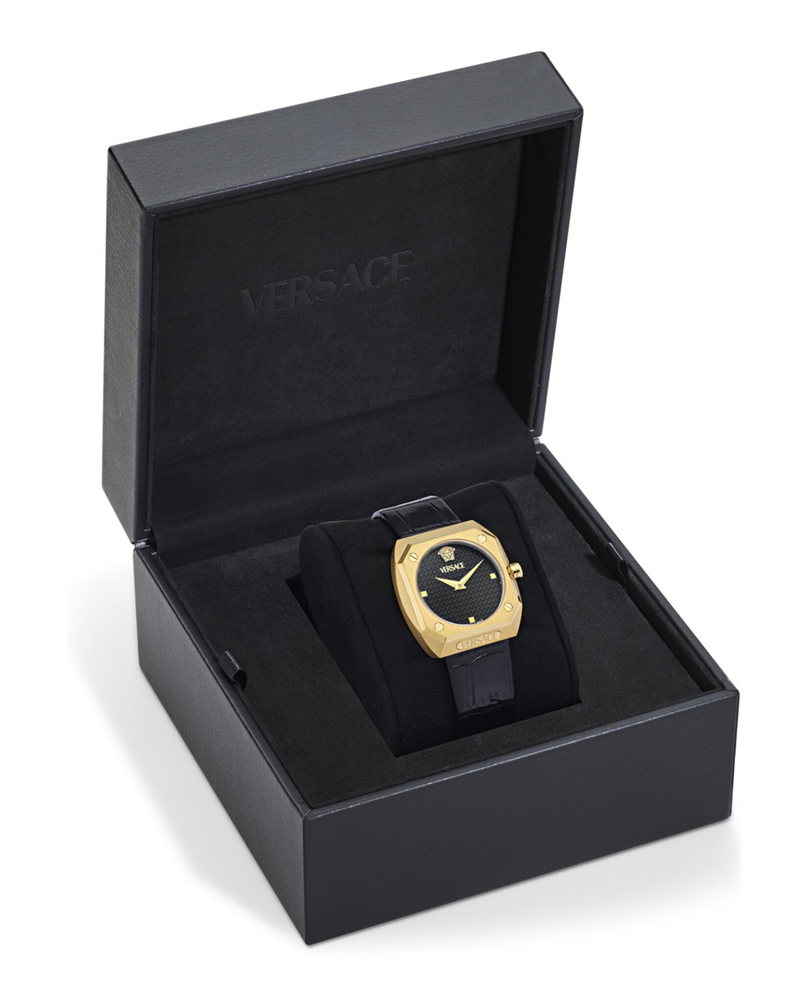 Versace Versace Womens  Gold 35mm Strap Fashion Watch
