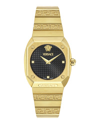Versace Versace Womens  Gold 35mm Bracelet Fashion Watch