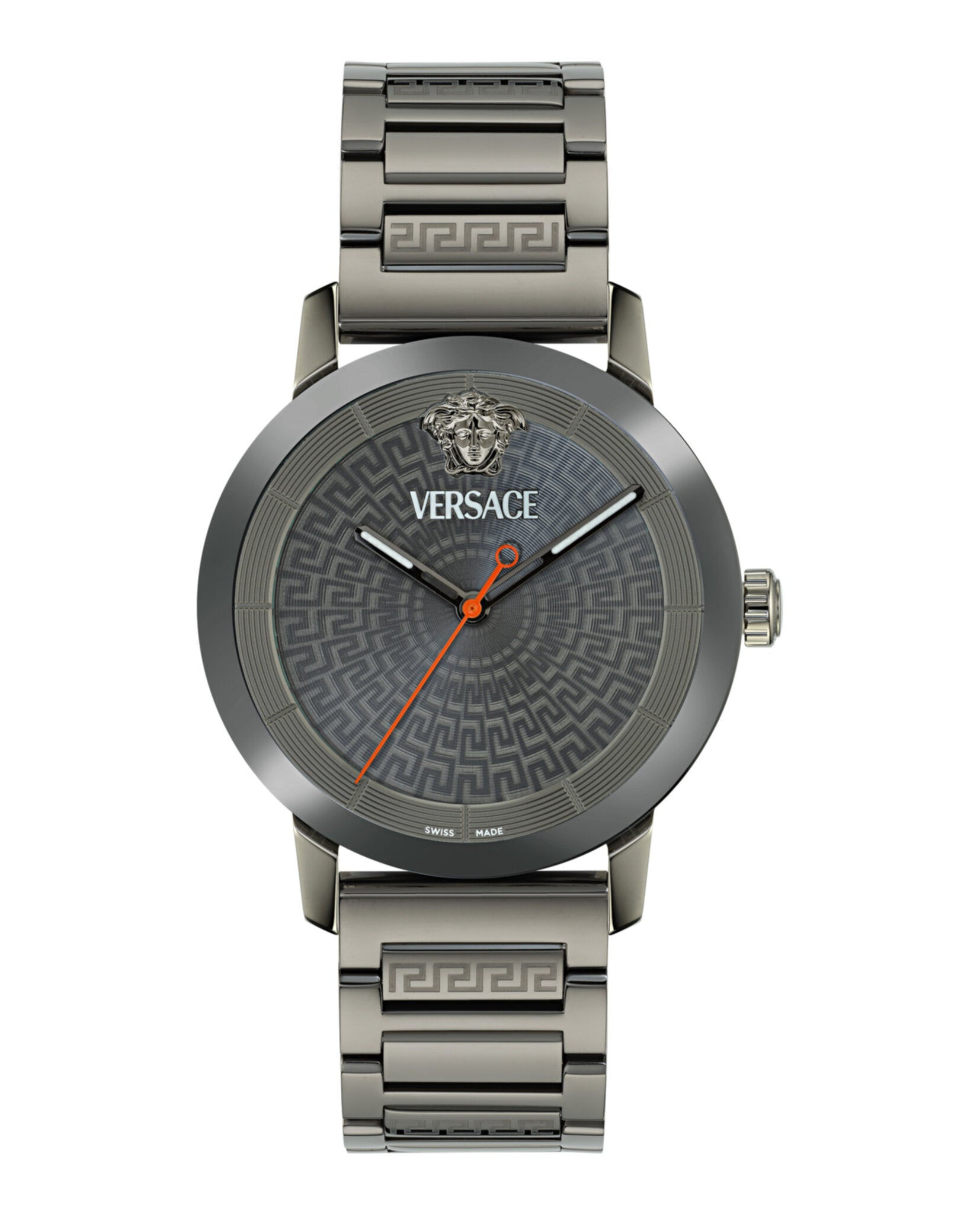 Versace Mens Gun 40mm Bracelet Fashion Watch