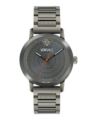 Versace Mens Gun 40mm Bracelet Fashion Watch