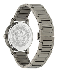 Versace Mens Gun 40mm Bracelet Fashion Watch