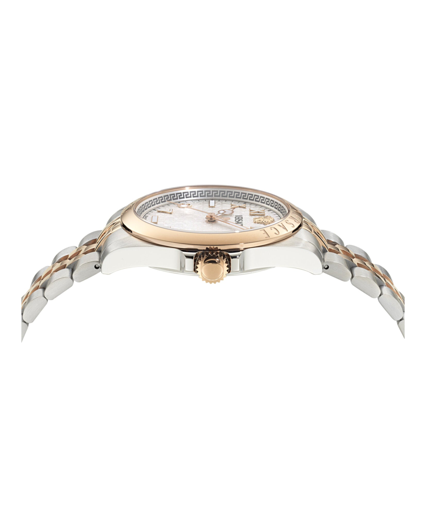 Versace Mens Two Tone 41mm Bracelet Fashion Watch