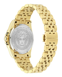 Versace Mens Gold 41mm Bracelet Fashion Watch