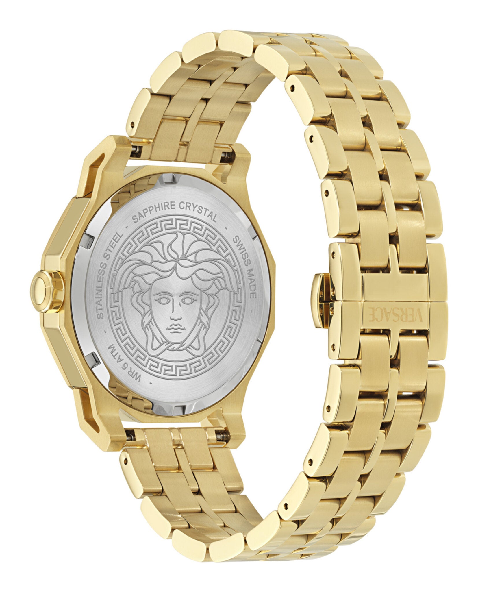 Versace Mens 43mm Strap Fashion Watch