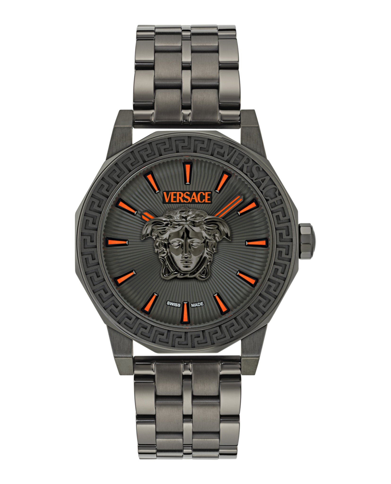 Versace Versace Mens  Gun 43mm Bracelet Fashion Watch