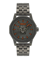 Versace Versace Mens  Gun 43mm Bracelet Fashion Watch