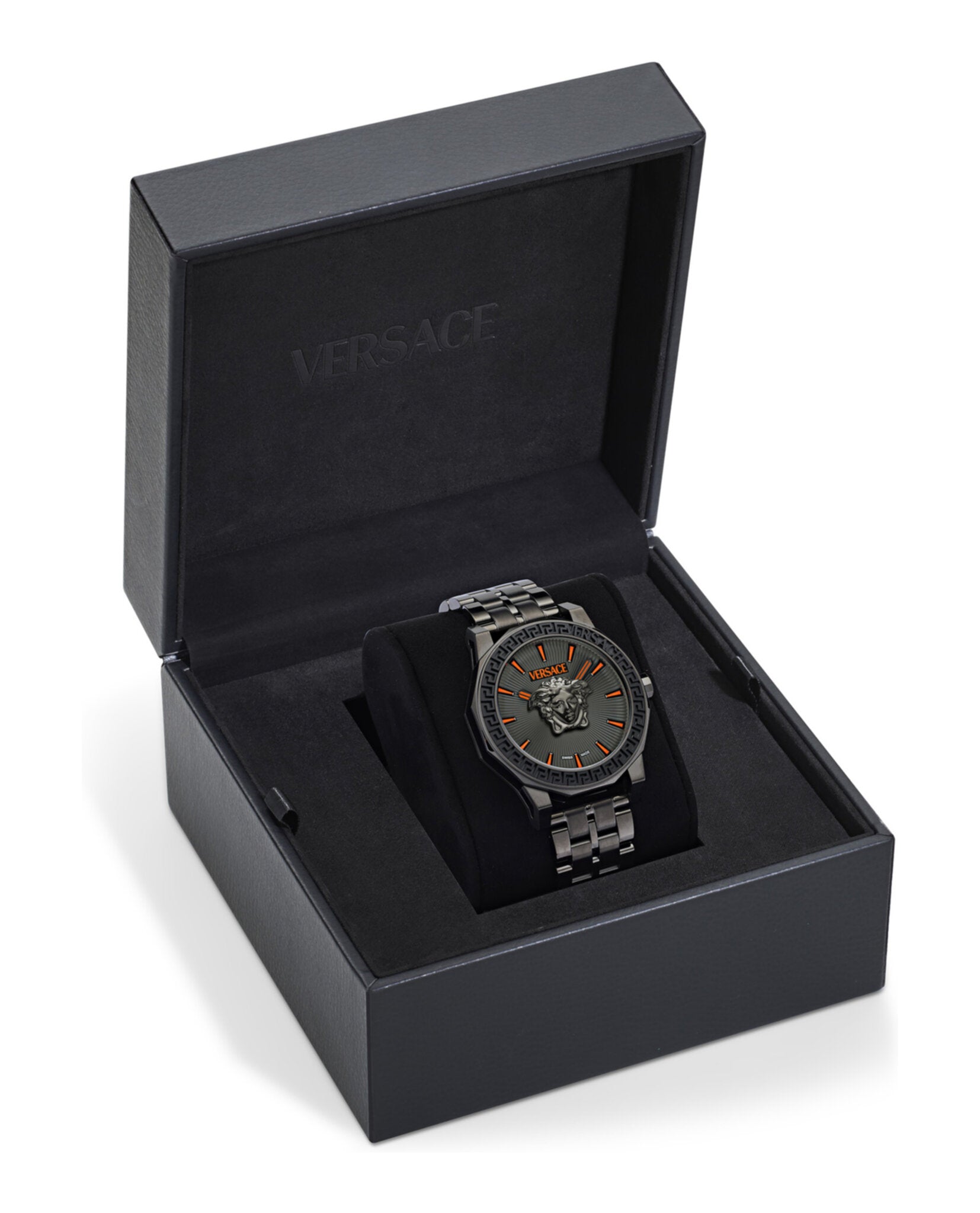 Versace Versace Mens  Gun 43mm Bracelet Fashion Watch