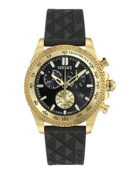 Versace Mens 44mm Strap Fashion Watch