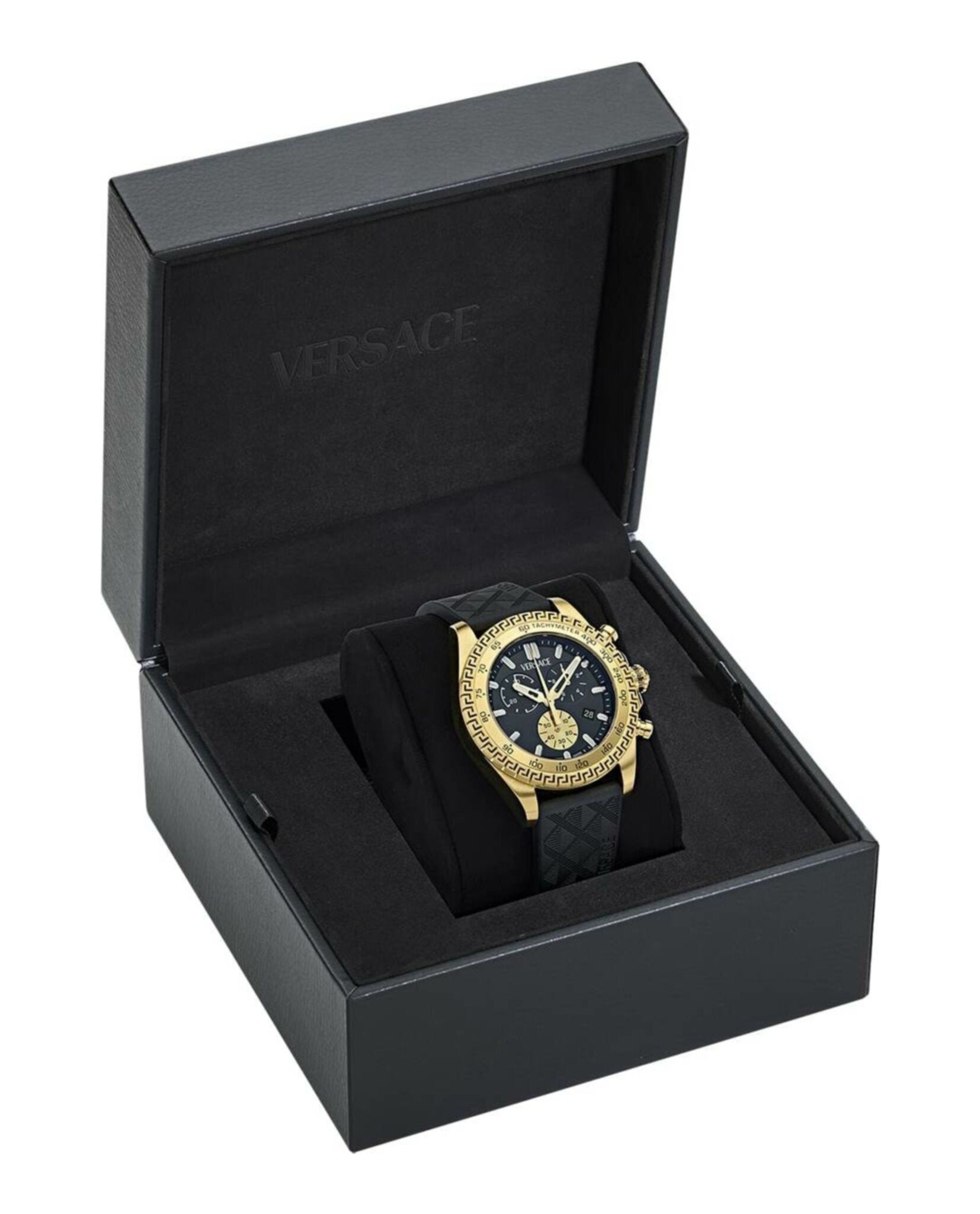 Versace Mens 44mm Strap Fashion Watch