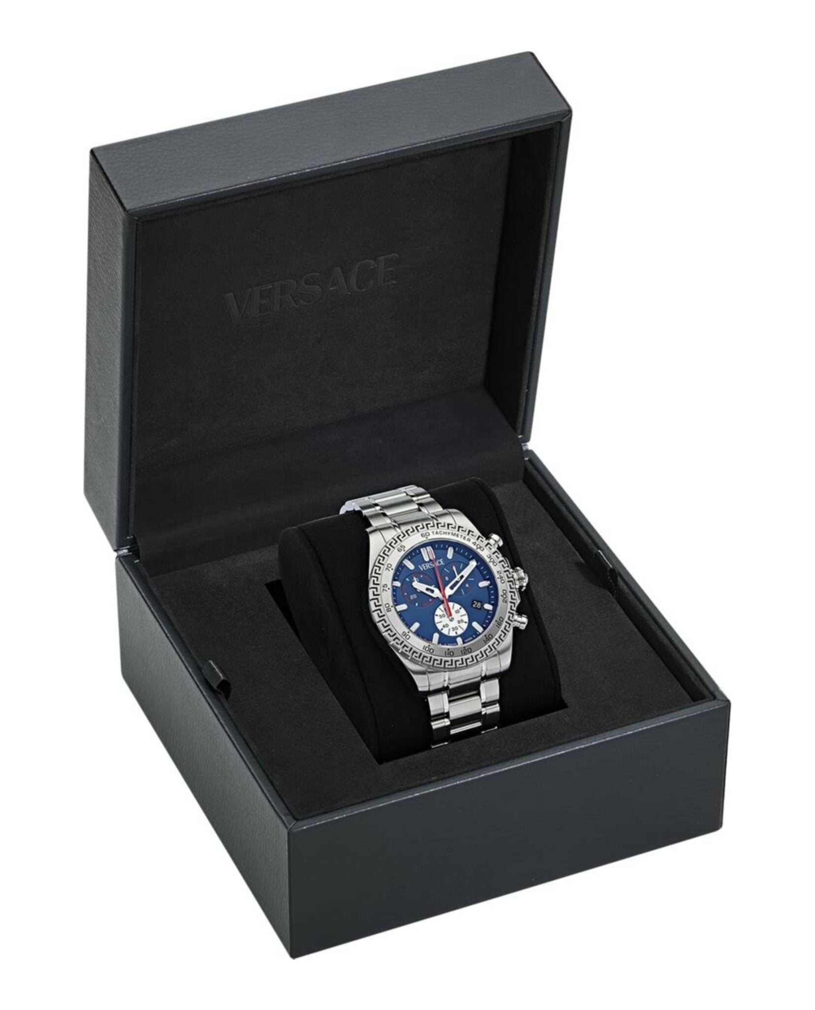 Versace Mens 44mm Strap Fashion Watch