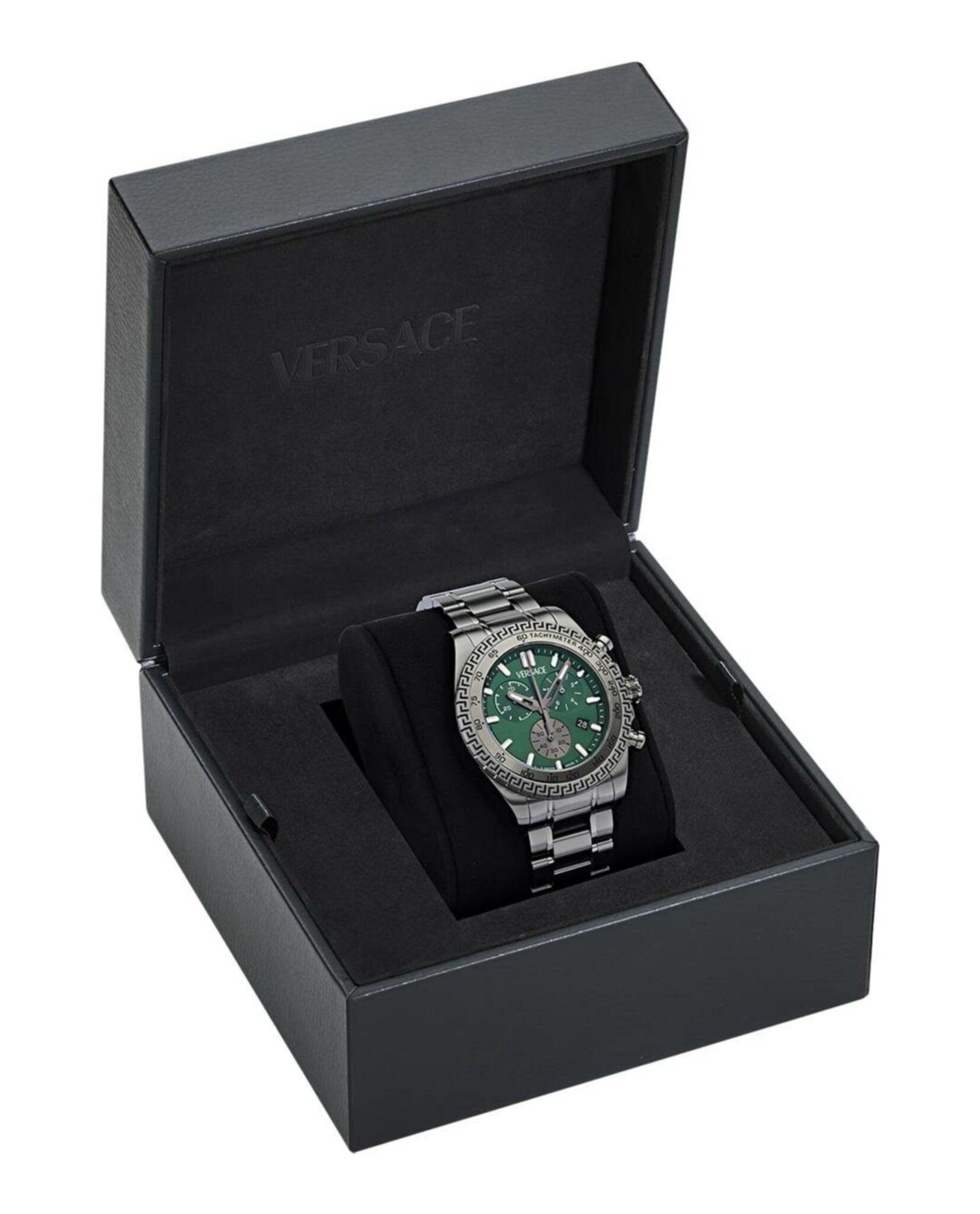 Versace Versace Mens  Gun 44mm Bracelet Fashion Watch