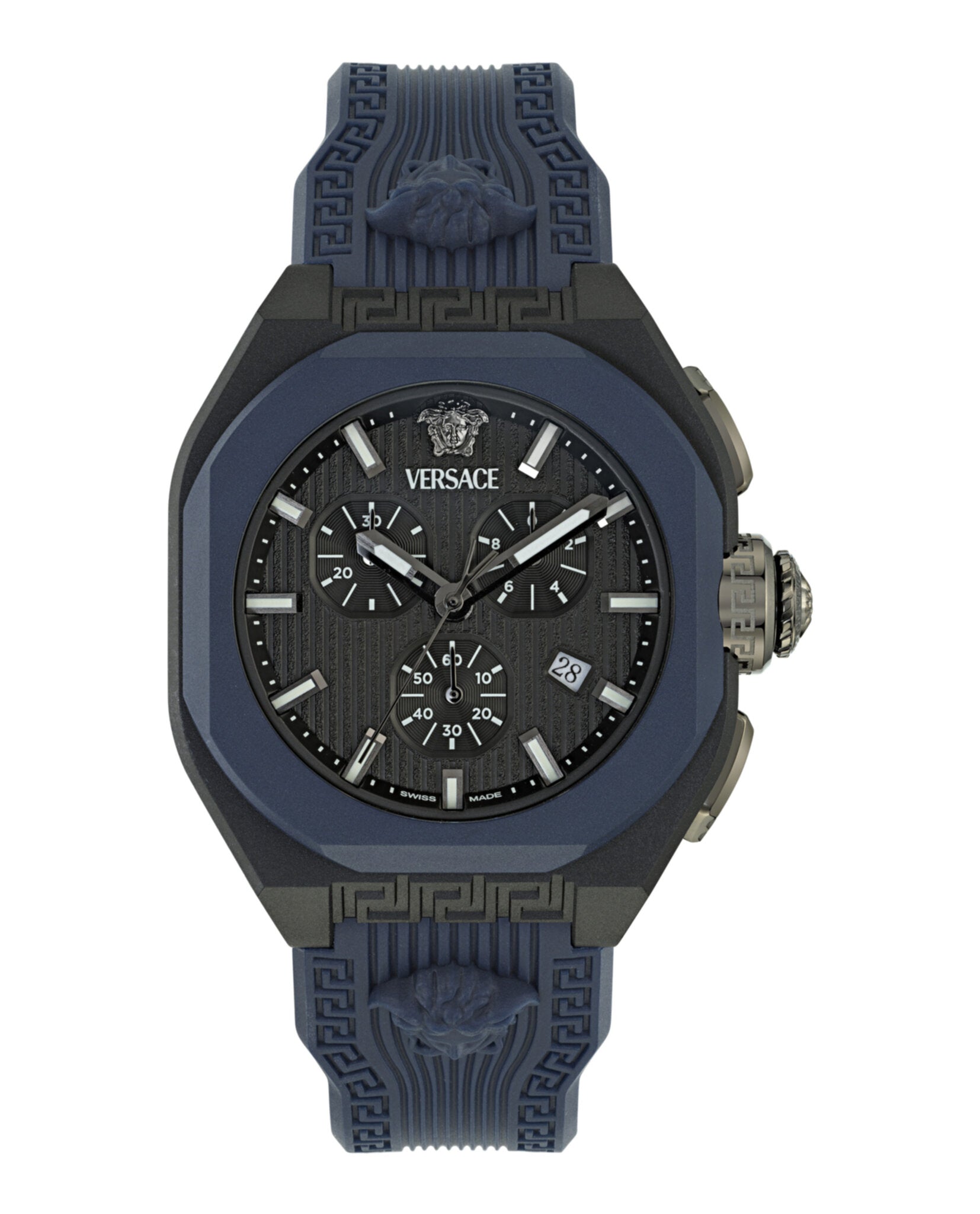Versace Mens 44mm Strap Fashion Watch