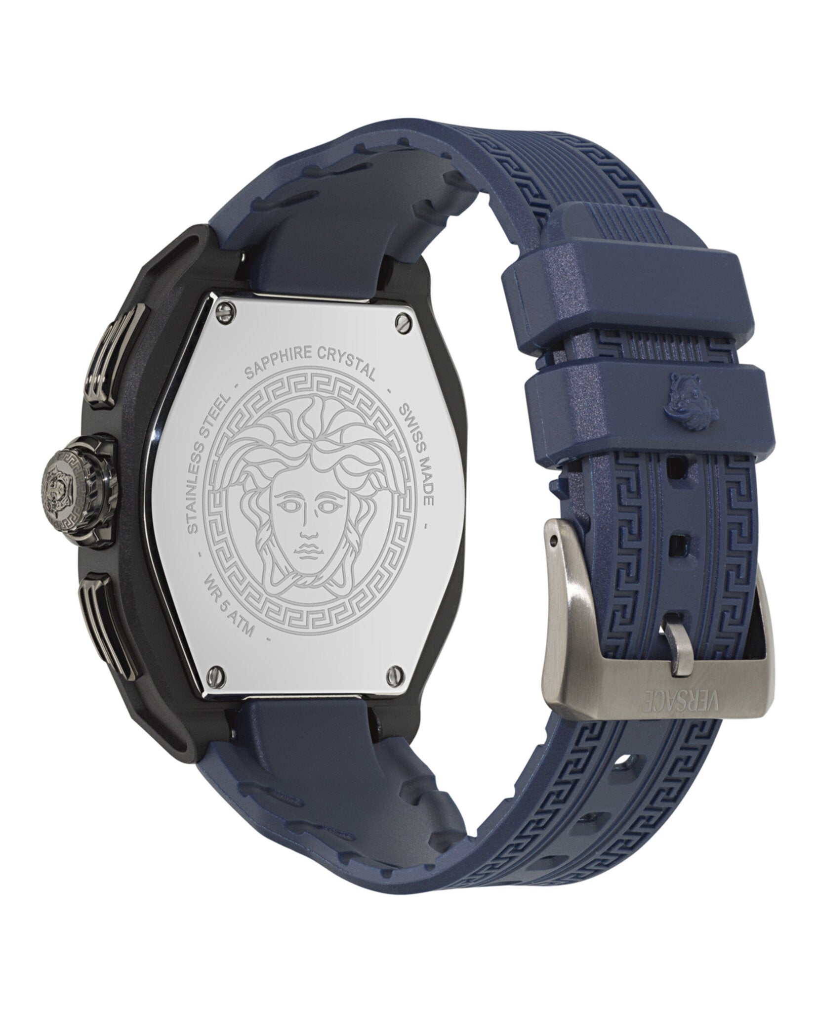 Versace Mens 44mm Strap Fashion Watch