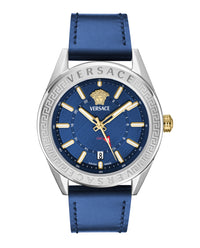 Versace Mens 42mm Strap Fashion Watch