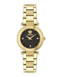 Versace Womens Gold 30mm Bracelet Fashion Watch
