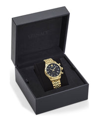 Versace Mens Hellenyium 42mm Bracelet Fashion Watch