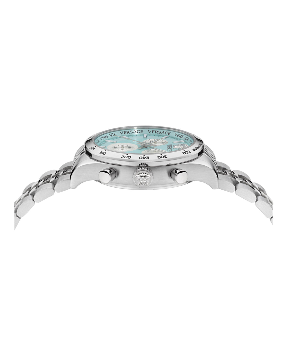 Versace Mens Stainless Steel 40mm Bracelet Fashion Watch